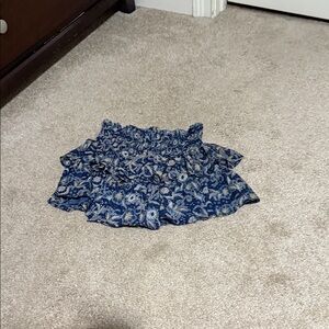 Patrons of Peace Blue and White Skirt